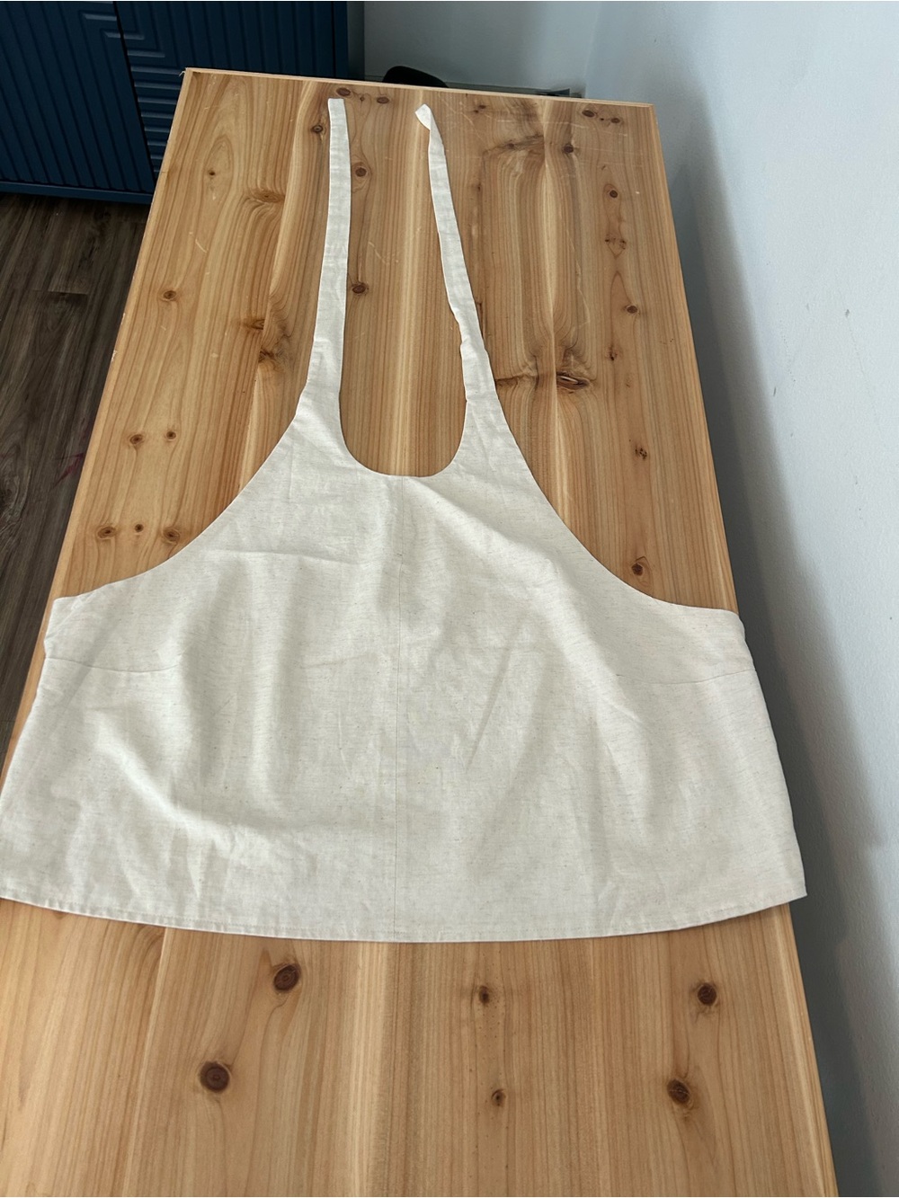 Fashion Nova Cream Linen Blend Halter Crop Top Size 3x NWT